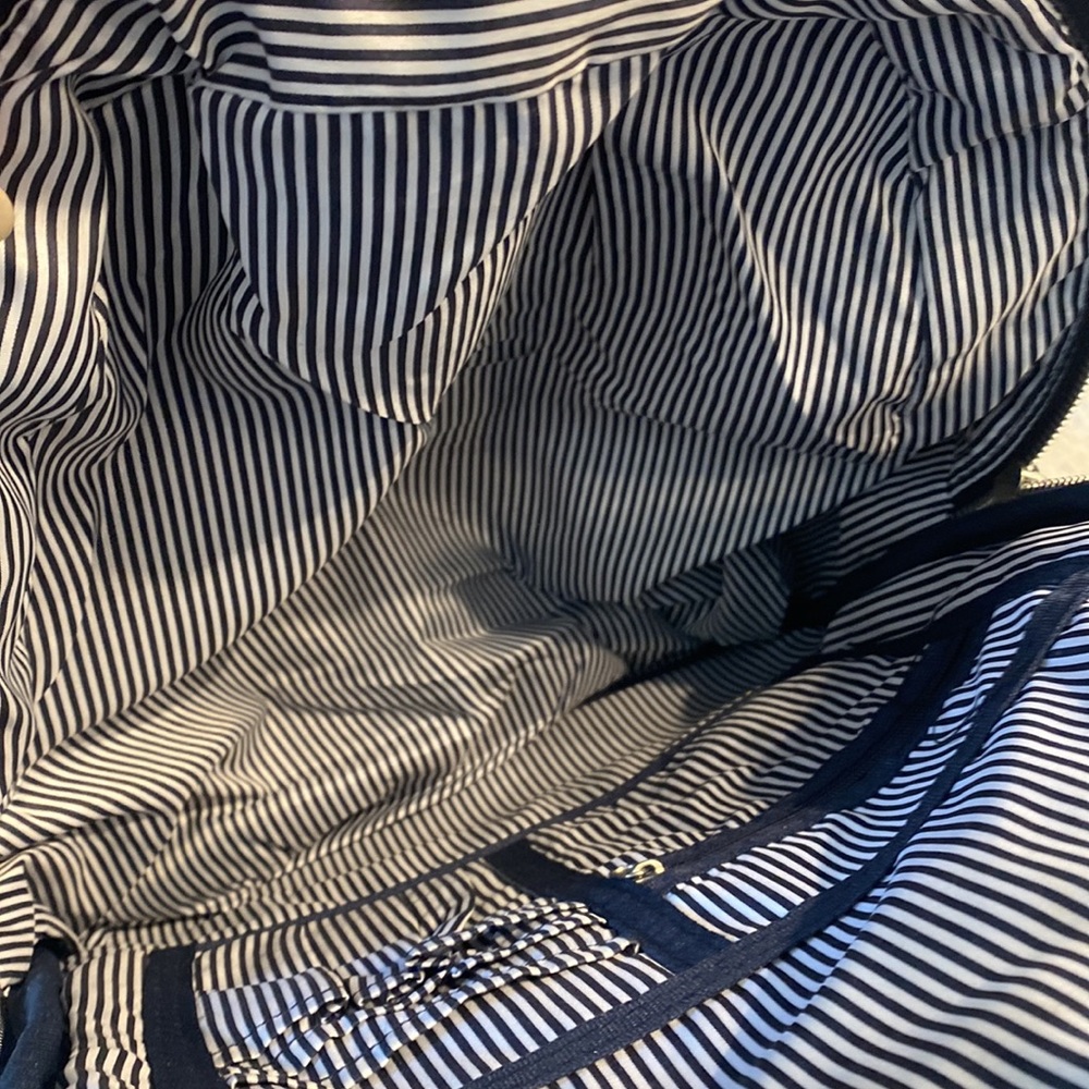 Canvas Strip Backpack - Picture 3 of 6